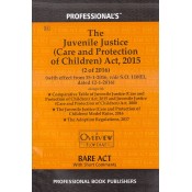 Professional's Bare Act on  Juvenile Justice (Care & Protection of Children) Act, 2015